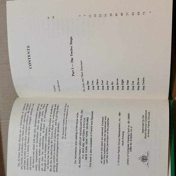 2/$8 📚 Al-Anon's Twelve Steps and Twelve Traditions hardcover vintage book - Picture 9 of 12